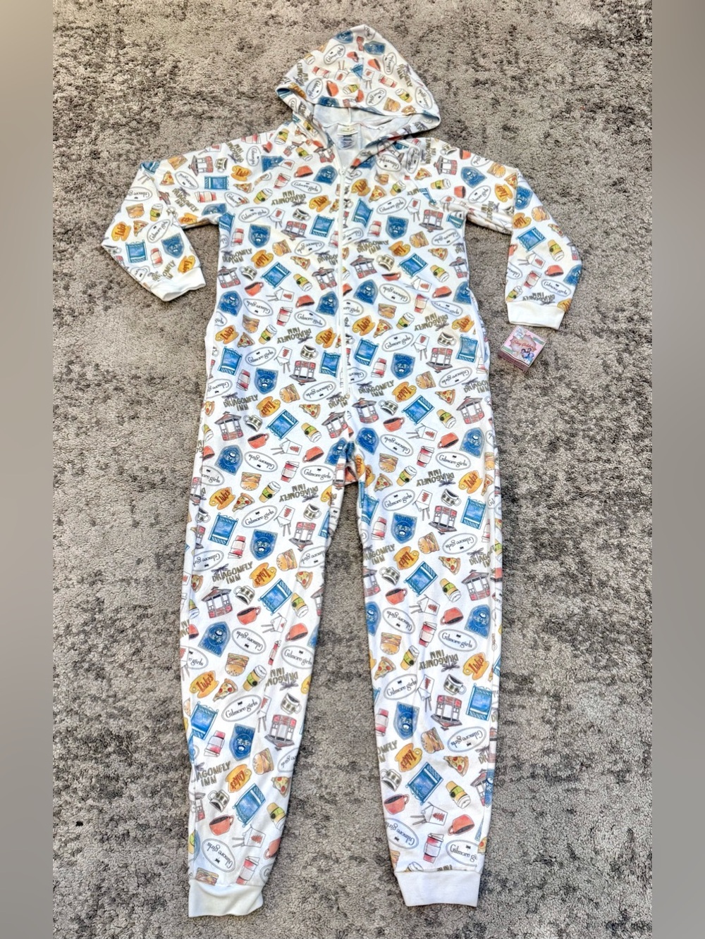 Gilmore Girls Hooded Fleece Pajama One Piece S/M